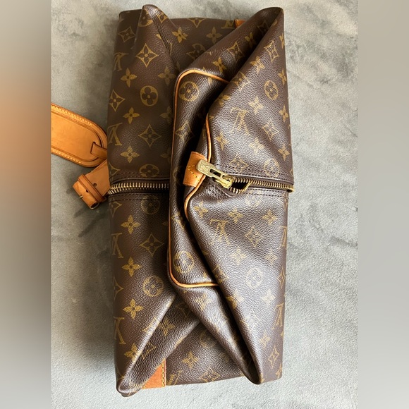 LOUIS VUITTON Monogram Keepall 55 Boston Bag M41424 LV Auth 44552 - Picture 11 of 16